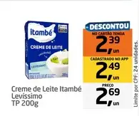 Creme de Leite Itambé Levissimo