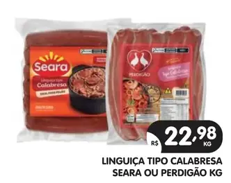 Linguiça Seara Tipo Calabresa