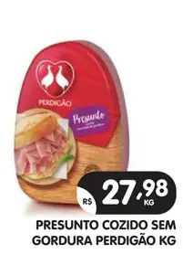 Presunto Perdigão Cozido Sem Gordura