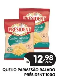 Queijo Parmesão Président Ralado