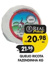Queijo Ricota Fazendinha