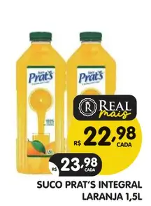 Suco Prat's Integral Laranja
