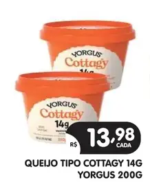 Queijo tipo cottage Yorgus