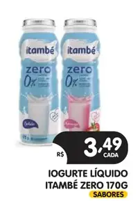 Iogurte líquido Itambé Zero