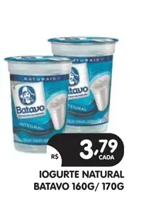 Iogurte Batavo Natural Integral