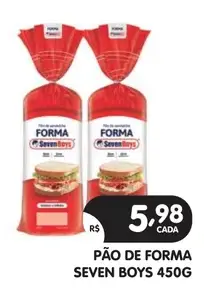 Pão de forma Seven Boys
