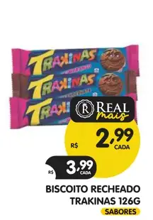 Biscoito recheado Trakinas