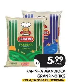 Farinha de Mandioca Granfino Crua/Grossa