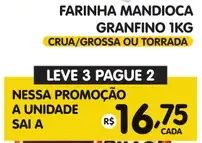Farinha de mandioca Granfino Crua/Grossa