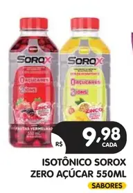 Isotônico Sorox Zero Açúcar