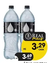 Água mineral Crystal Com gás