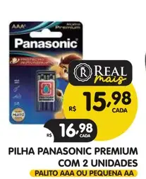 Pilha Panasonic Pequena AA