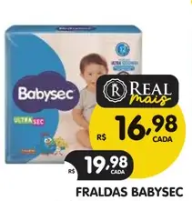 Fraldas Babysec Ultra Sec