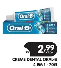 Creme dental Oral-B 4 em 1
