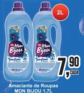Amaciante de Roupas Mon Bijou