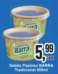 Sabão Pastoso Barra Tradicional