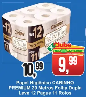 Papel Higiênico Carinho Premium