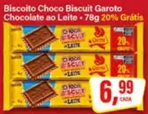 Biscoito Choco Biscuit Garoto Chocolate ao Leite