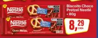 Biscoito Nestlé Choco Pretzel