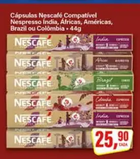 Cápsulas de café Nescafé Índia