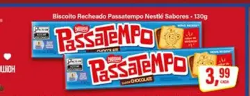 Biscoito Recheado Passatempo Nestlé