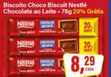 Biscoito Choco Biscuit Nestlé Chocolate ao Leite
