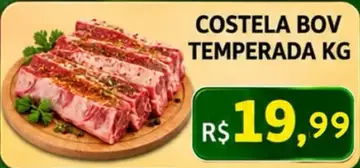 Costela bovina Temperada