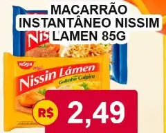 Macarrão instantâneo Nissin Lámen
