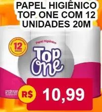 Papel higiênico Top One