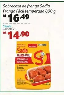 Sobrecoxa de frango Sadia Temperada