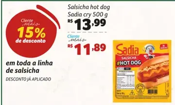 Salsicha Sadia Hot Dog