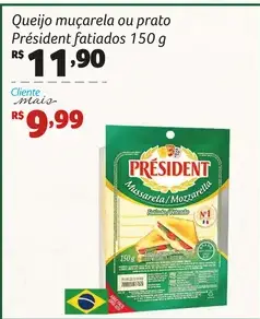 Queijo Muçarela Président