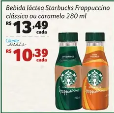 Bebida láctea Starbucks Frappuccino Clássico