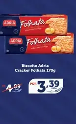 Biscoito Cracker Adria Folhata