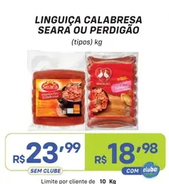 Linguiça Calabresa Perdigão