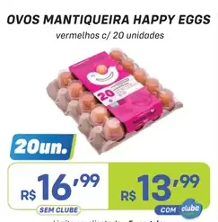 Ovos Mantiqueira Happy Eggs Vermelhos