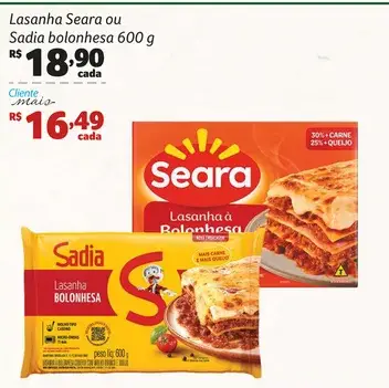 Lasanha Seara Bolonhesa