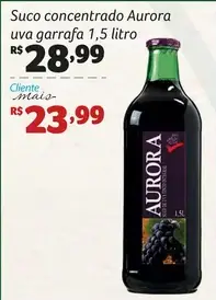Suco concentrado Aurora Uva