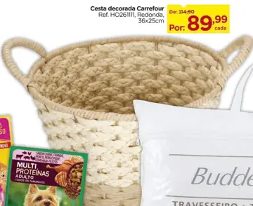 Cesta decorada Carrefour