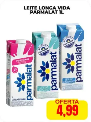 Leite Parmalat Semidesnatado
