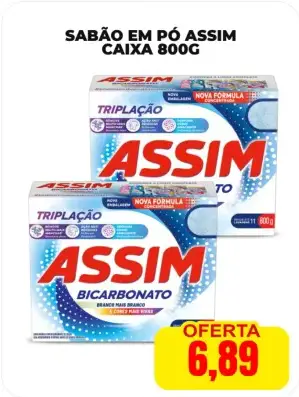 Sabão em pó Assim Bicarbonato
