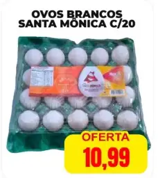 Ovos Santa Mônica Brancos