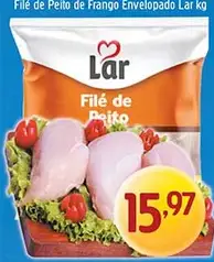 Filé de Peito de Frango Lar Envelopado