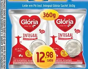 Leite em Pó Glória Integral