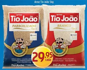 Arroz Tio João Parboilizado Tipo 1