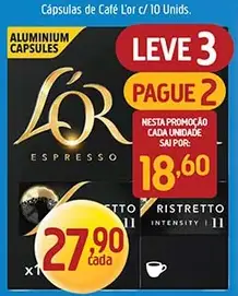 Cápsulas de Café L’or Ristretto