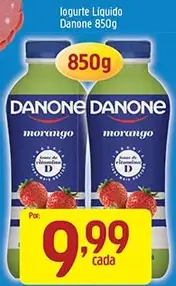 Iogurte Danone Líquido de Morango