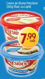 Creme de Ricota Président Light