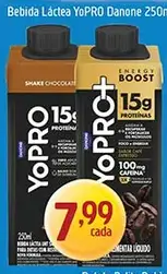 Bebida Láctea YoPRO Energy Boost
