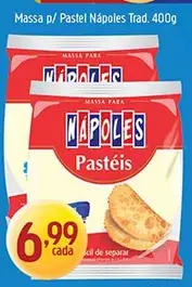 Massa para Pastel Nápoles Tradicional